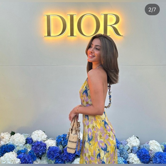 PRINTED BEADED DRESS - Picture 7 of 16